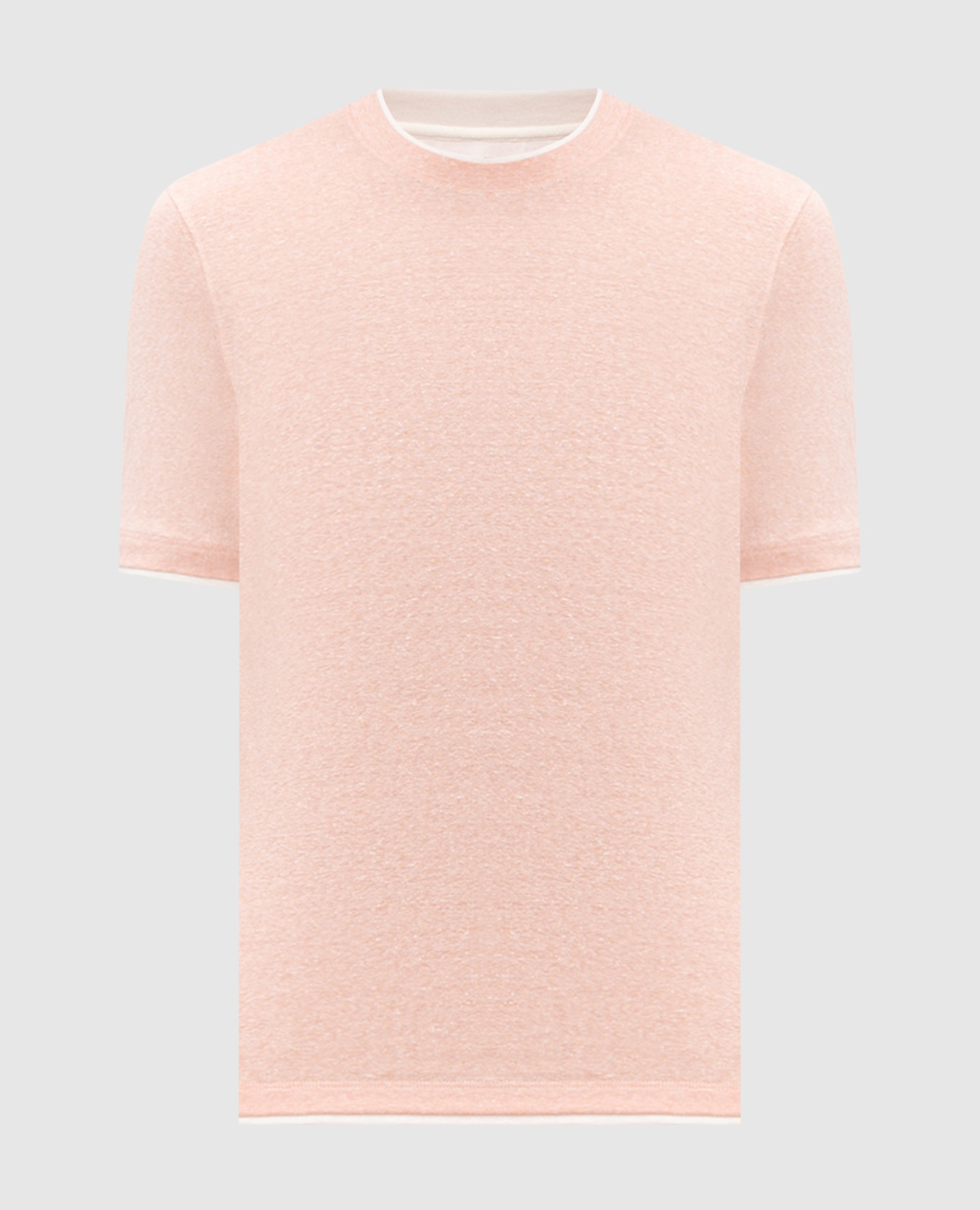 Розовая футболка с леном