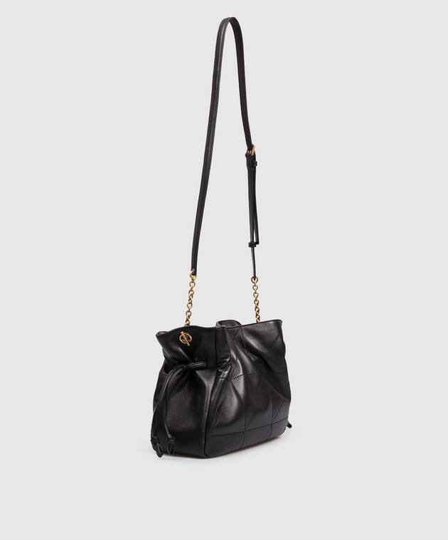 Saint Laurent Чорна шкіряна сумка-кісет JAMIE 862712AAB32 зображення 3