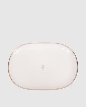 Geminiano Cozzi 1765 Белое фарфоровое овальное блюдо Feston and Cadena LGCFL20459054