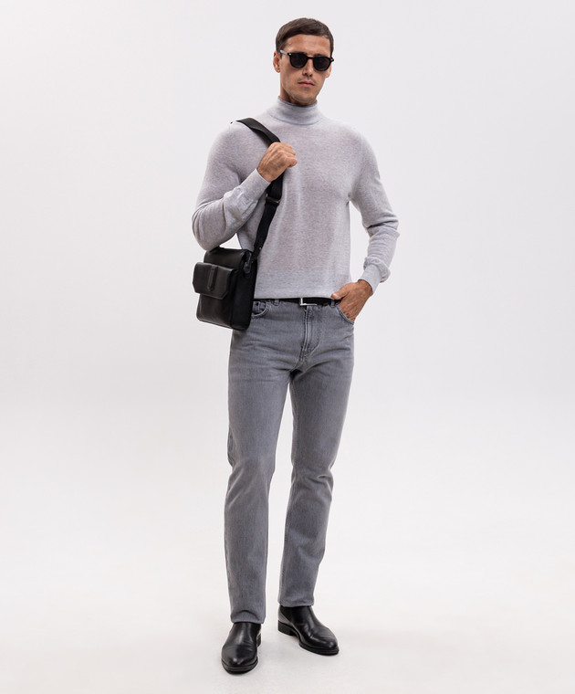 Canali Сірий гольф з вовни MK02481C0002 зображення 2