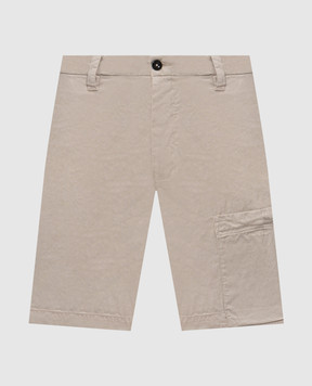C.P. Company Серые шорты с льном MBE252A110658G