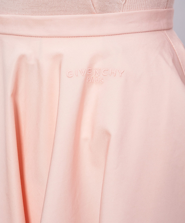 Givenchy Розовая юбка с вышивкой логотипа BW412Q1642 изображение 5