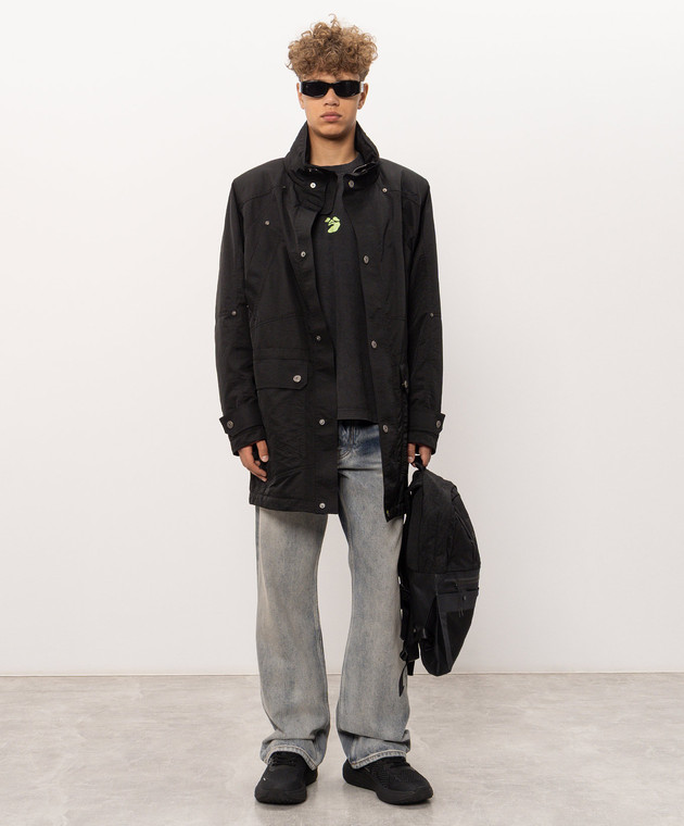 Off-White Чорний лонслів Bacco Arrow 44MAB09CF26J008 зображення 2