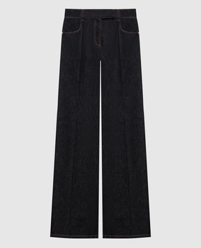 Brunello Cucinelli Черные джинсы-клеш Flared ML133P4126