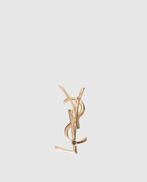 Saint Laurent Золотиста брошка CASSANDRE 748486Y1500