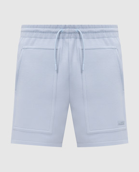 Mackage Голубые шорты Elwood с фактурным логотипом ELWOODR