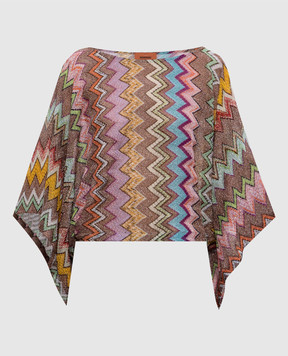 Missoni Топ в узор с люрексом MS26SK06BR014K