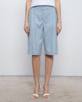 Twinset Блакитні бермуди в смужку 261AP2173