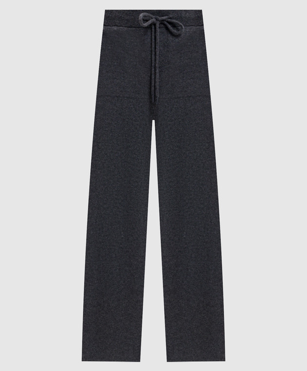 Max Mara Серые брюки FIABE из кашемира MXMFIABE
