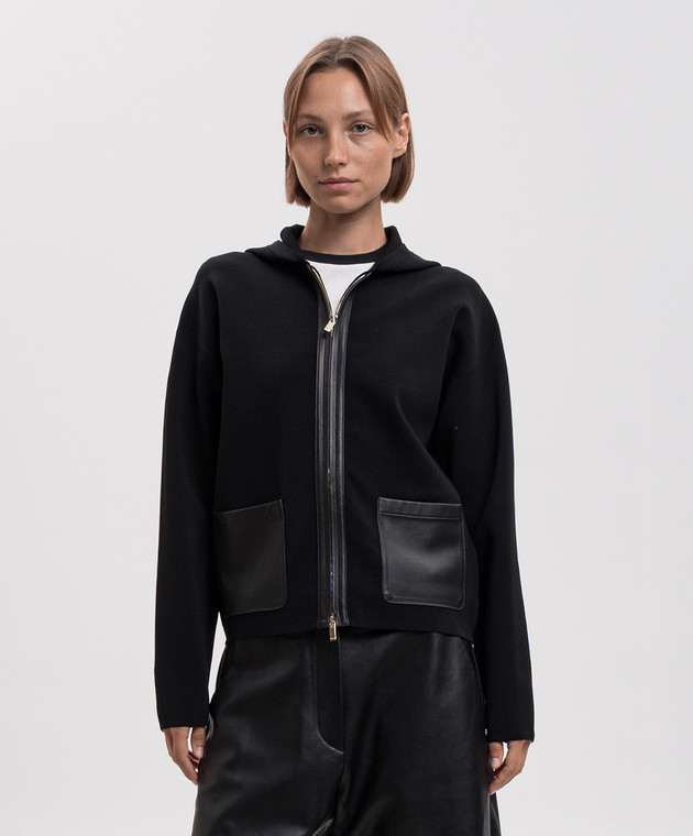 Max Mara Черный кардиган COLIMBO MSTCOLIMBO изображение 3