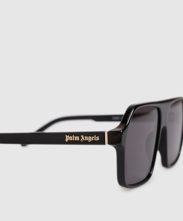 Palm Angels Сонцезахисні окуляри чорного кольору з логотипом PA1027100758 зображення 4