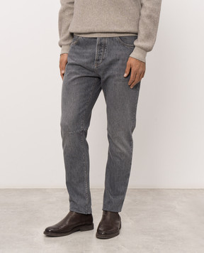Brunello Cucinelli Сірі джинси M229PX1290
