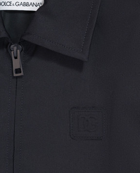 Dolce&Gabbana Детская синяя куртка с шерстью L42BA5FUZEM