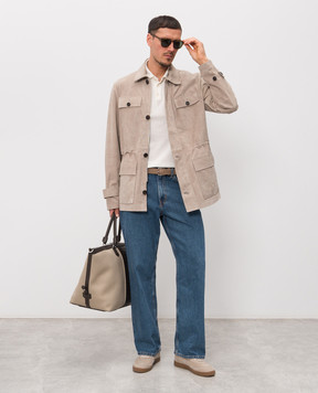 Mackage Бежевая куртка замшевая DANNY-SU DANNYSU