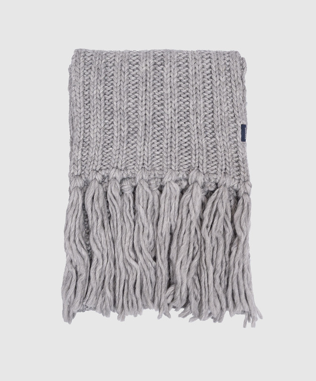 Woolrich Сірий шарф з вовною CFWWAC2038FRUF0766