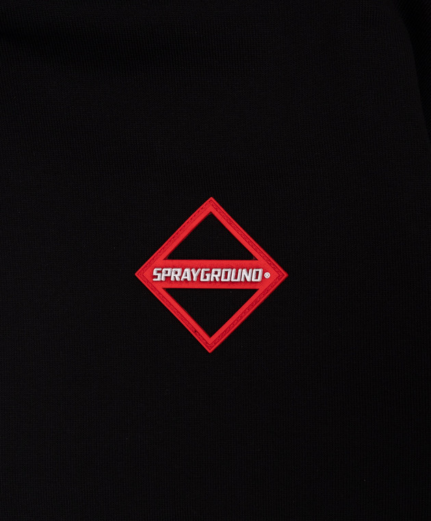 Sprayground Дитяча чорна спортивна куртка Touch of Red SPY1509GBLK зображення 3