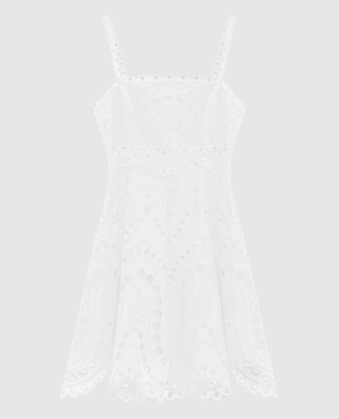 Белое платье мини Zeph