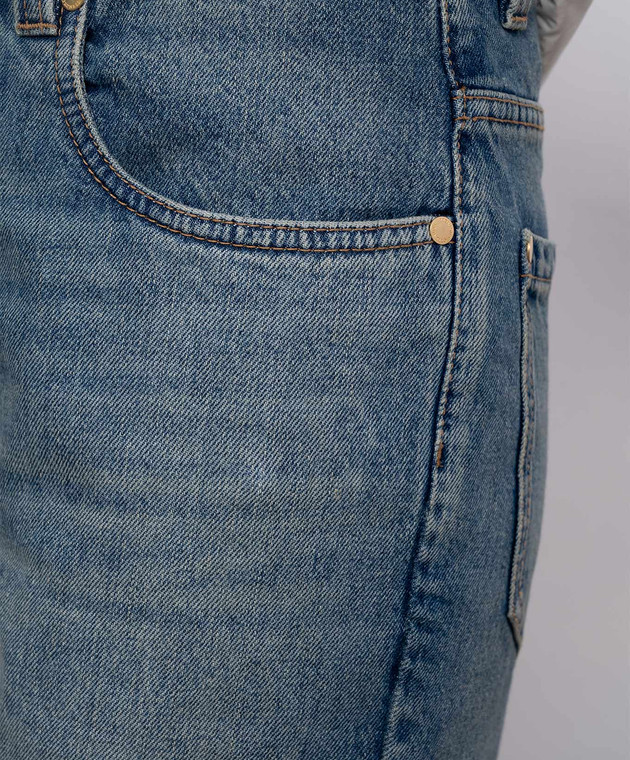 Brunello Cucinelli Сині джинси MA095P5758 зображення 5