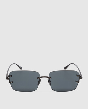 Linda Farrow Темно-коричневые очки Sasha LFL1476C3SUN