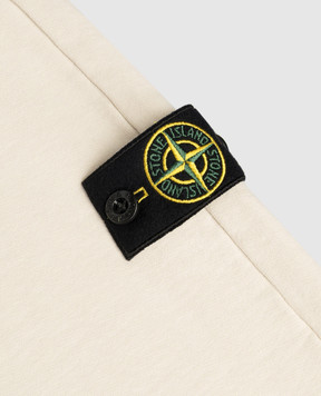 Stone Island Бежевые джогеры с логотипом L1S166200007S004014