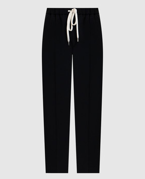 Maison Margiela MM6 Чорні штани з вовною SH0KA0028M35733