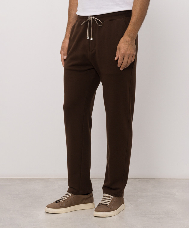 Brett Johnson Коричневі спортивні штани FW26J7JAR10CHE зображення 3