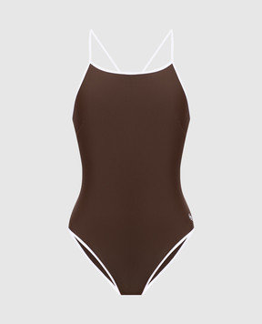 Sporty & Rich Коричневый купальник Diana SM005711302BR29