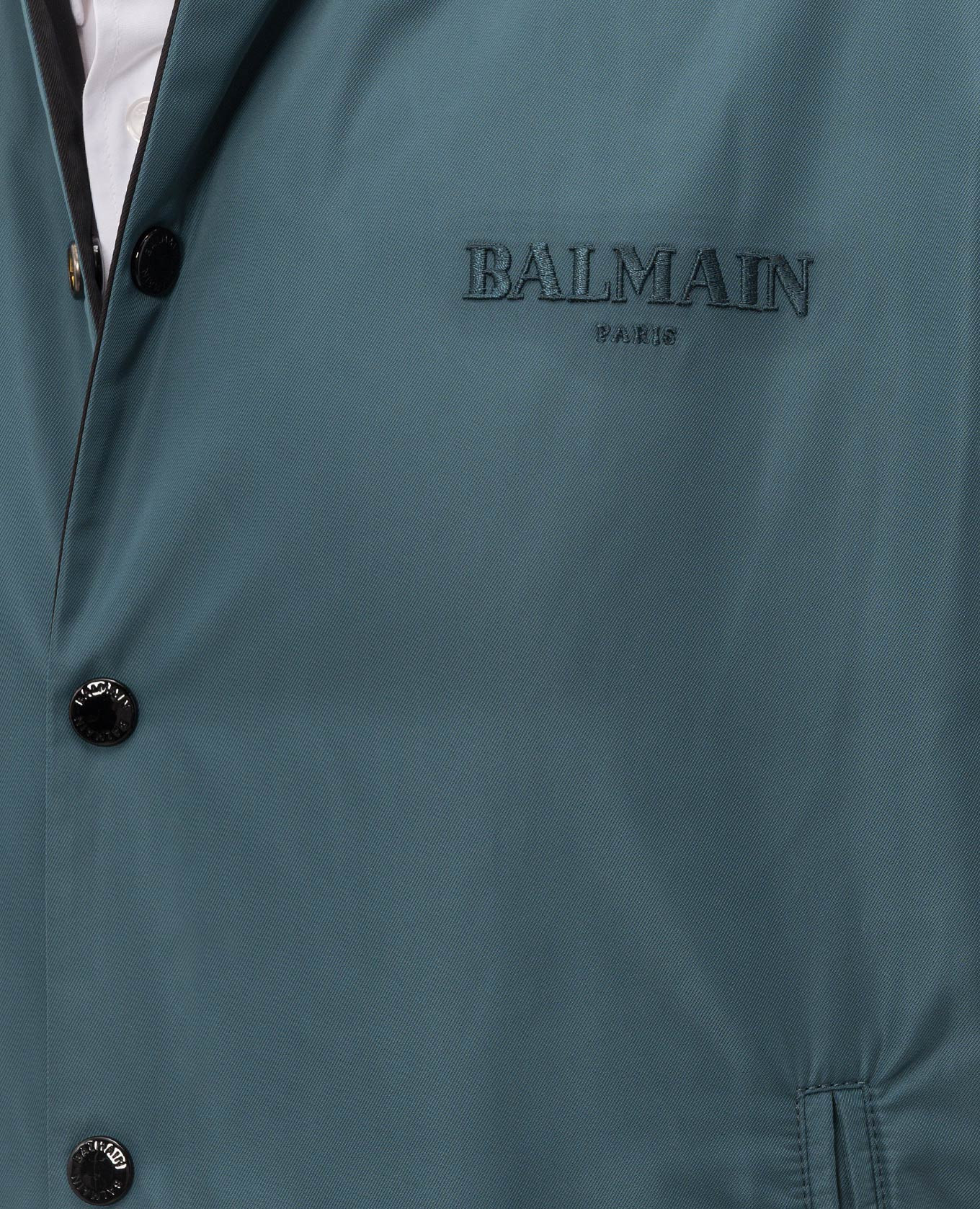 Balmain Двухсторонний бомбер с вышивкой логотипа HH1TFA27XM25 изображение 6