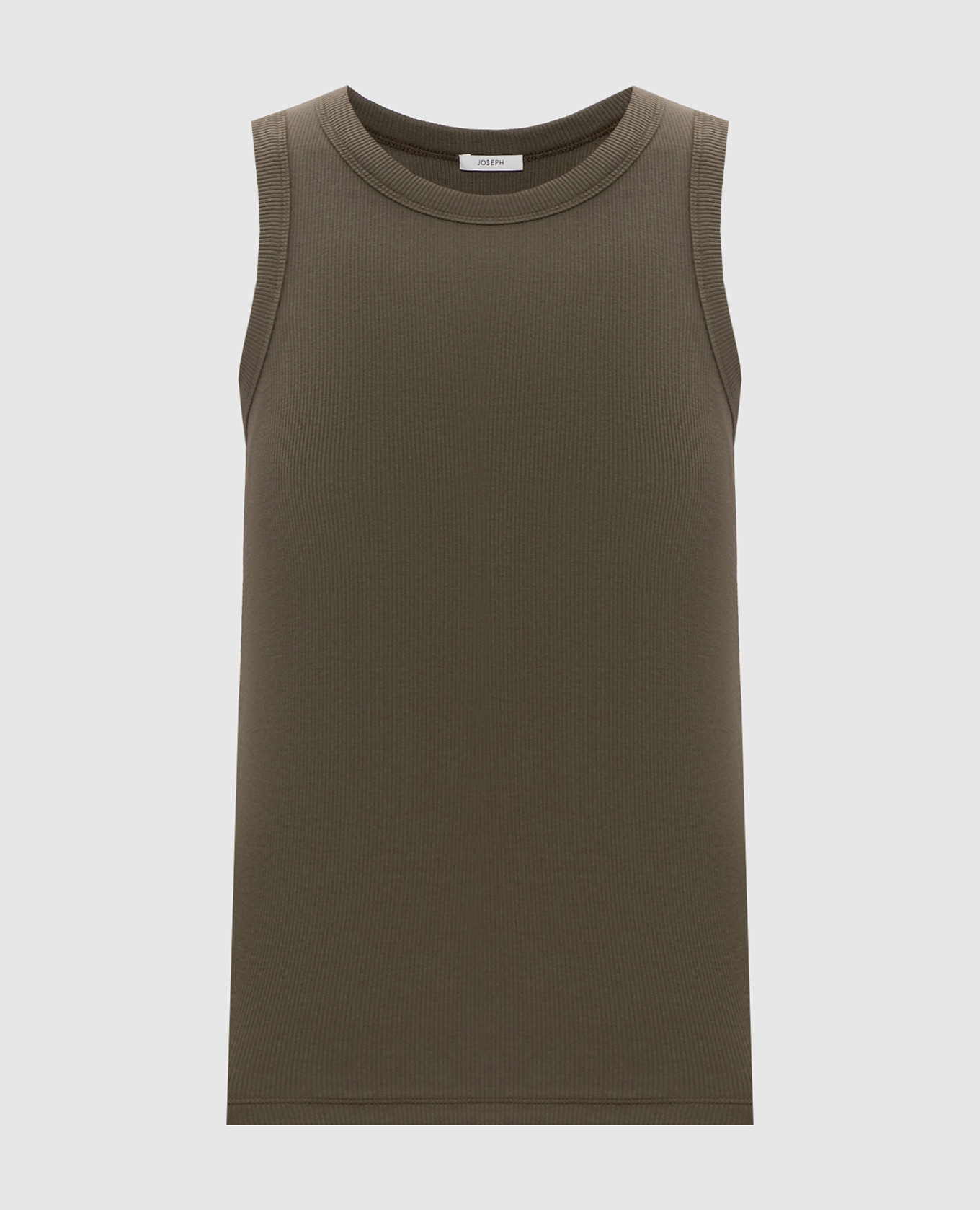 Топ Yeux цвета хаки в рубчик