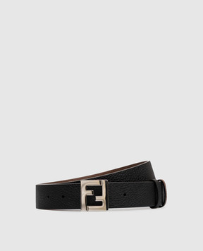 Fendi Двухсторонний кожаный ремень FF 7C0565B12L