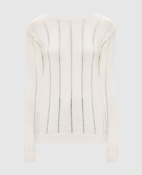 Ann Demeulemeester Джемпер Nese кольору айворі з кашеміром B0014316KN085