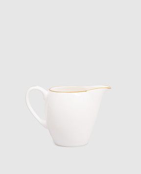 Geminiano Cozzi 1765 Білий порцеляновий молочник Striche Verdi e Oro JQCGP3219036