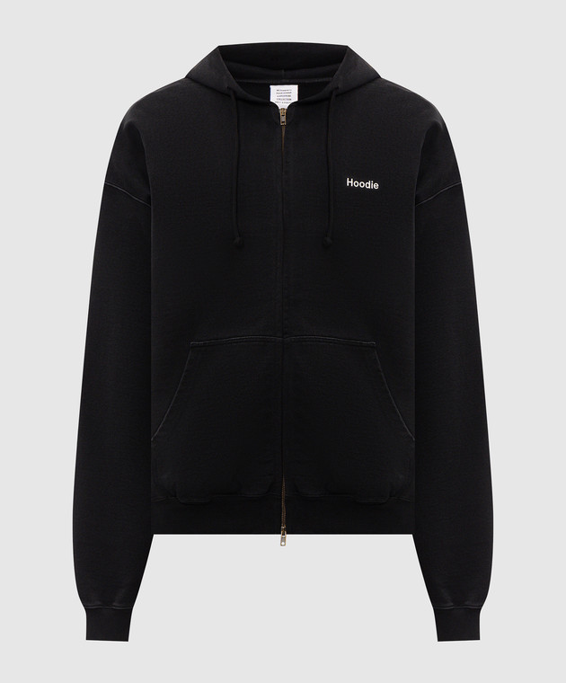 Vetements Черная спортивная куртка с вышивкой MH27ZU222Bm