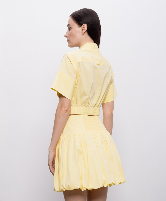 Simkhai Желтая укороченная рубашка 2262230T изображение 4