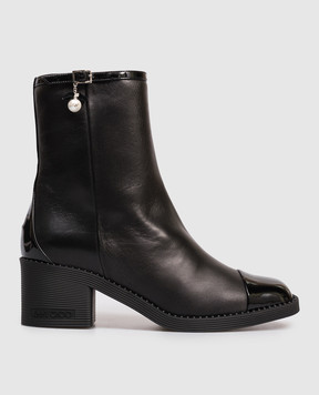 Jimmy Choo Черные кожаные ботильоны Adry ADRYAB60RMQ