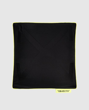 Off-White Чорна подушка з емблемою Arrow OHZH022T25FAB002