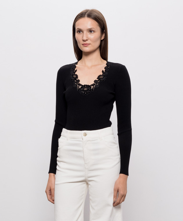 Twinset Чорне боді 262TT3041 зображення 3