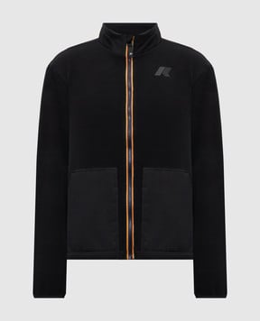 K-Way Чорна куртка BOURG з емблемою K7142IW