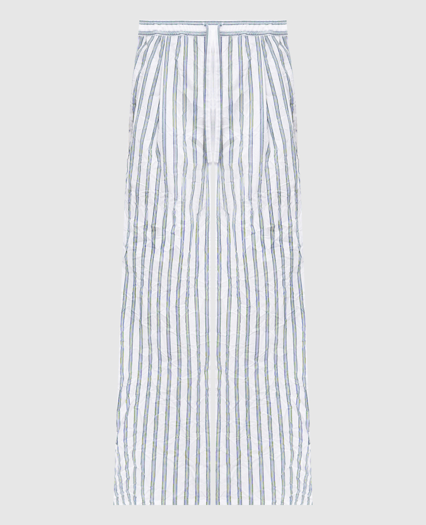 

Белые пижамные брюки в полоску, Белый, Пижамы