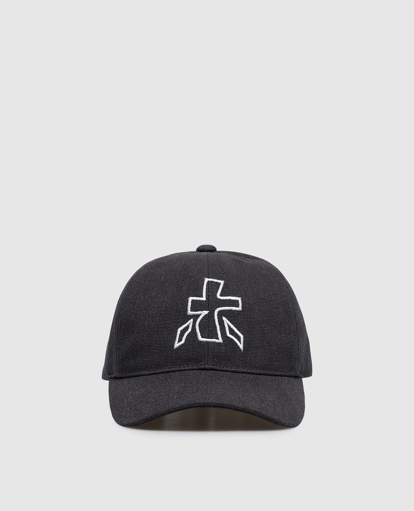 

Черная кепка с вышивкой эмблемы, Черный, Кепки