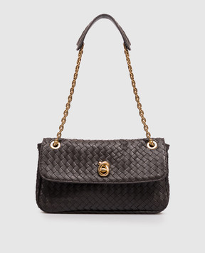 Bottega Veneta Коричневая кожаная сумка Madison 876648V6JG0