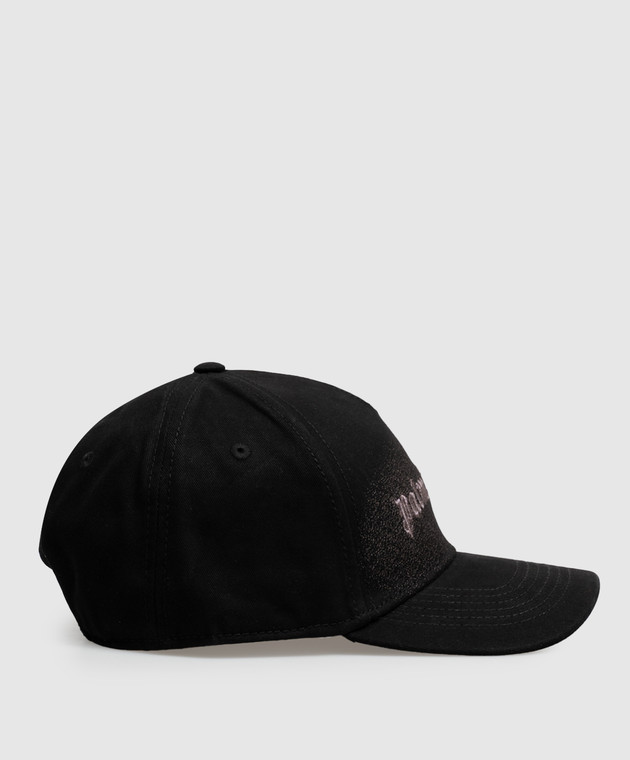 Palm Angels Чорна кепка з вишивкою логотипа PAMLB001FB012 зображення 3