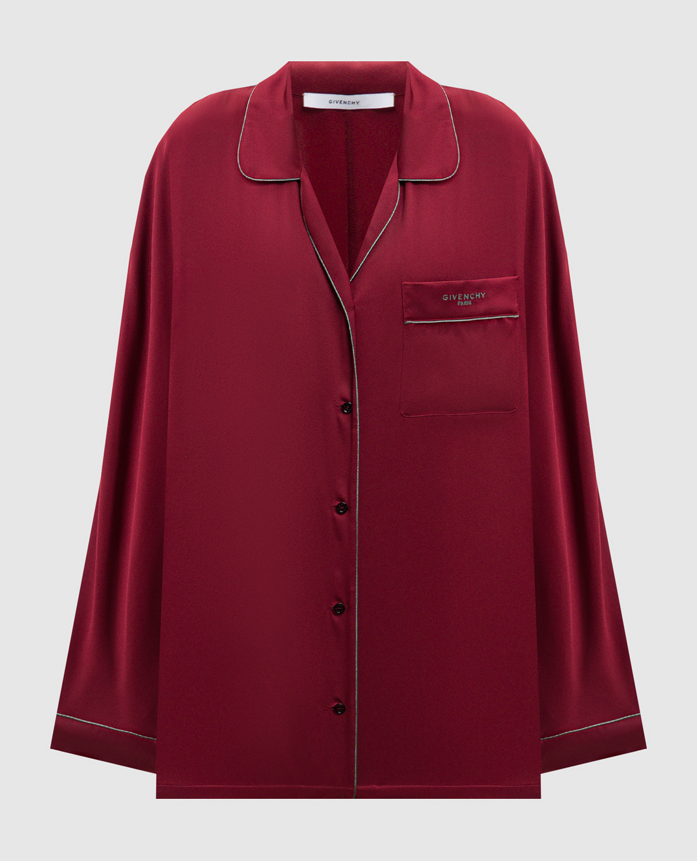 

Бордовая блуза из шелка, Бордовый, Блузы