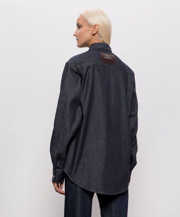 JW Anderson Синяя джинсовая рубашка DS0016PG1932 изображение 4