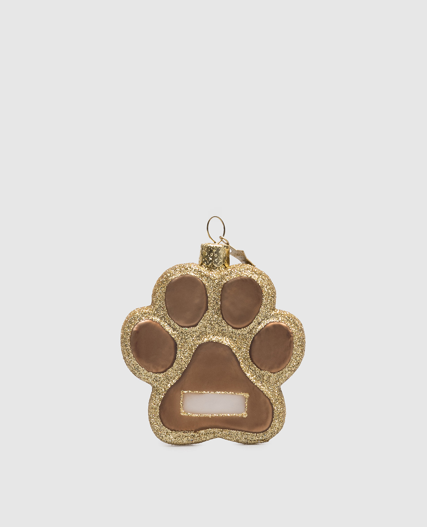 

Елочная игрушка Dog Paw, Золотистый, Елочные украшения