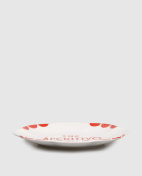 Bitossi Home Белая фарфоровая тарелка для The Aperitivo LGP00001