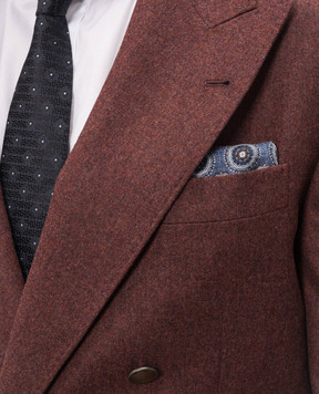 Brunello Cucinelli Двухсторонний платок-паше из шелка MI8980091