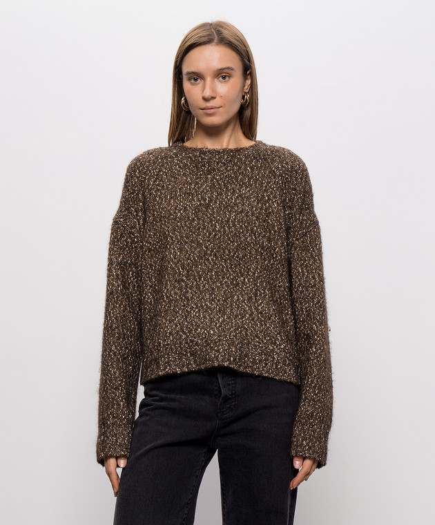 3.1 Phillip Lim Коричневый свитер с шерстью F26170635MWB изображение 3