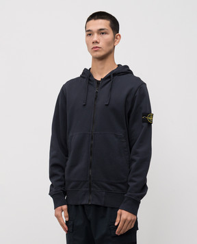 Stone Island Синя спортивна куртка з логотипом K2S156100061S0051