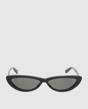 Alexander McQueen Чорні сонцезахисні окуляри Cat Eye 852625J0749